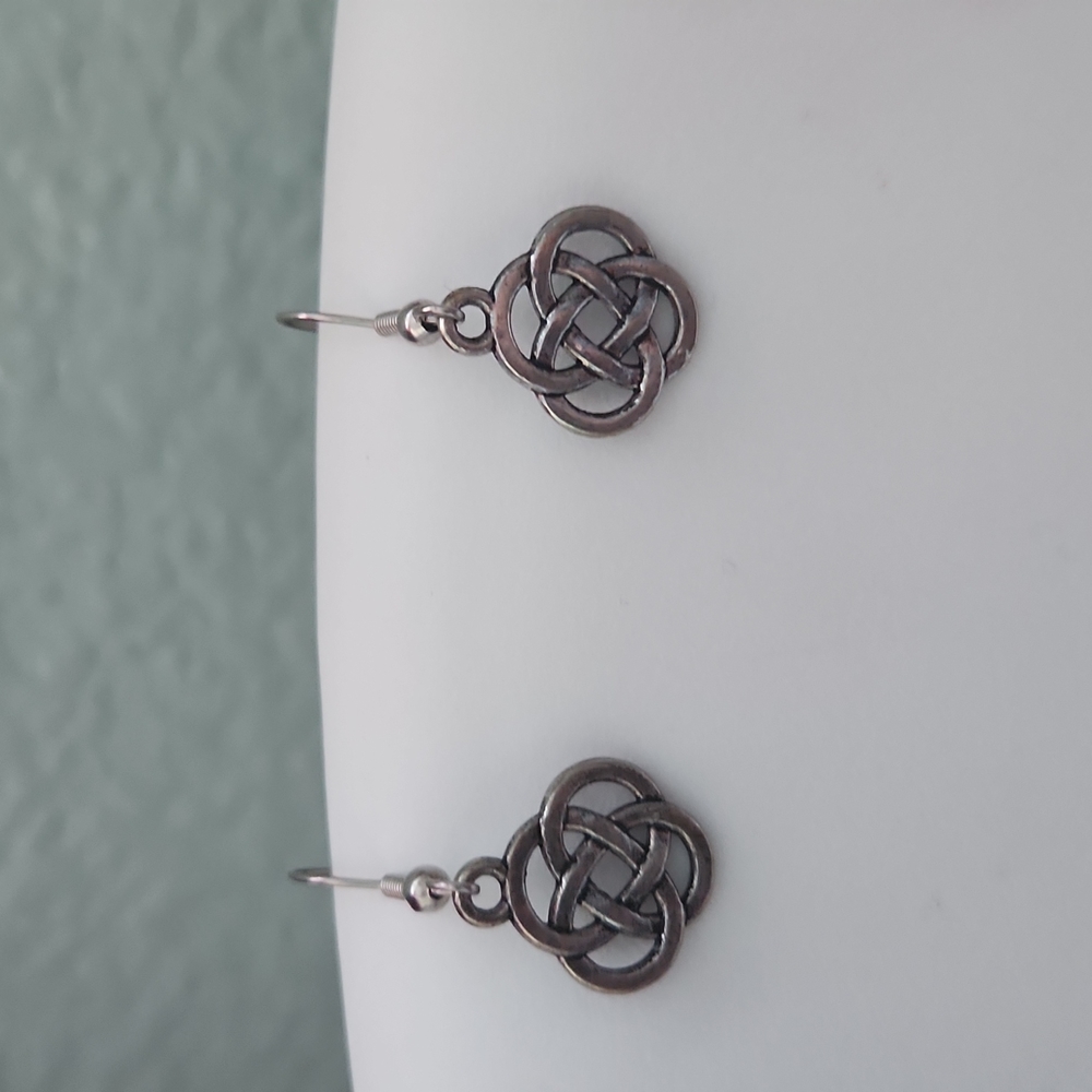 Olive Branch Workmanship Celtic knot earings